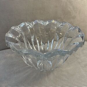 J G Durand Lead Crystal Calliope Centerpiece Bowl – 10 Inch – France
